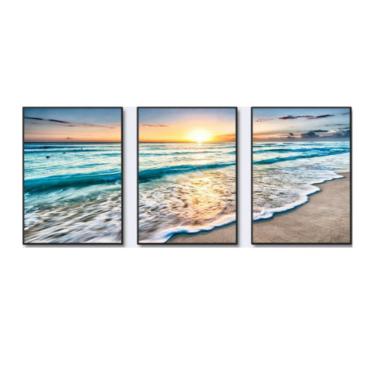 3 pc Beach Wave Wall Art